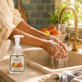 Raintree and Company Foaming Hand Soap, Citrus Balm scent, in a kitchen
