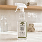 Raintree and Company unscented Glass & Surface Cleaner in a laundry room