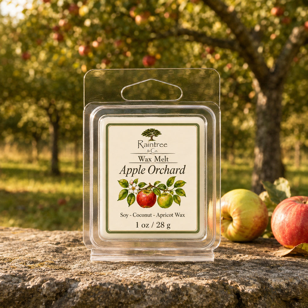 Raintree and Company 1oz Apple Orchard wax melt cube